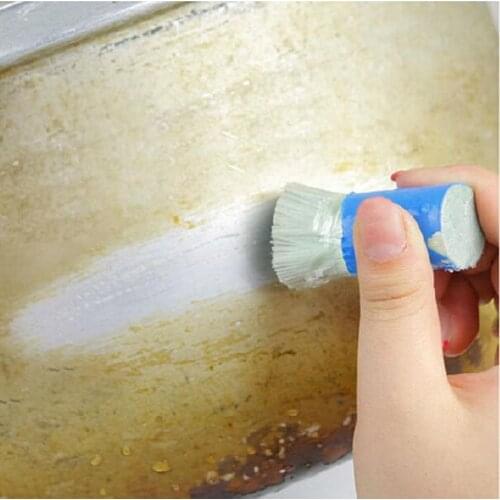 1PC Stainless Steel Rod Magic Stick Rust Remover Cleaning Wash Brush Wipe Pot Iron Stove Home Kitchen Cleaning Tool Cleaner