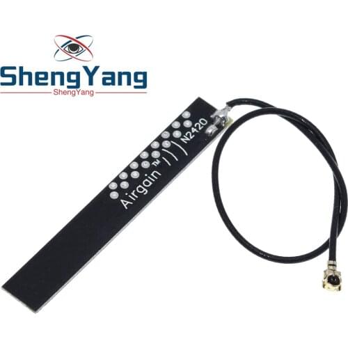 10Pcs/lot 2.4Ghz 4dBi WIFI Internal Antenna PCB Built-in Aerial IPX IPEX Airgain Omni Antenna UFL Connector