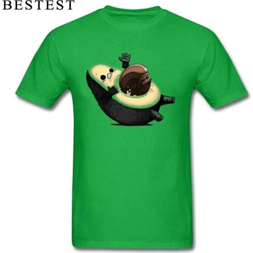 100% Cotton Mens Avocado vs Alien T-shirts Facehugger Fashionable T Shirt New Arrival Normal O-Neck TShirt Men Funny Clothes