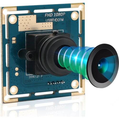 1080P HD Fisheye Lens 180 Degree Wide View USB Security Machine Vision Video Webcam Camera 2MP for Linux Raspberry Pi Android