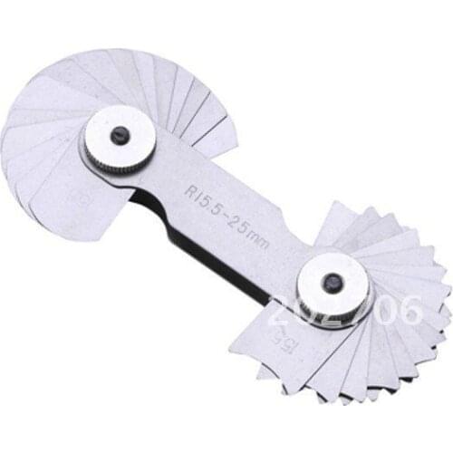 15.5-25mm RADIUS GAGE,15pcs/set, 2sets/lot