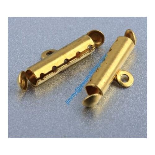 2013 jewelry findings End Bars for leather cord;foldover cord ends
