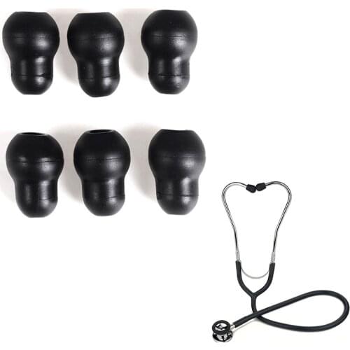 6Pcs Stethoscope accessories Super Comfortable and Soft Stethoscope Earplug Eartips Earpieces for Stethoscope Gourd earplugs