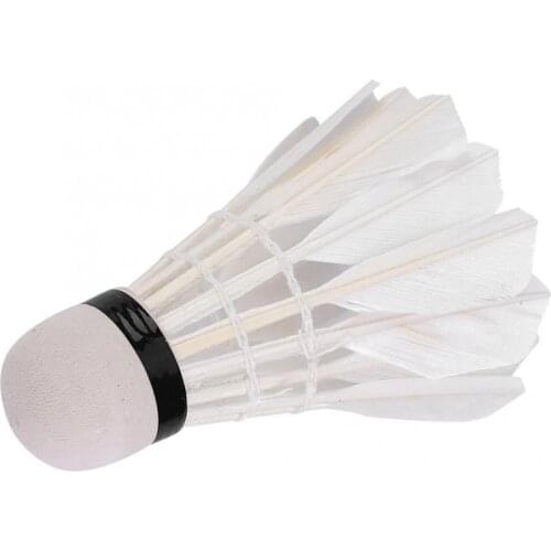 6pcs/Pack Durable Badminton Shuttlecock Durable Goose Feather Professional Training Badminton Balls Sports Badminton Accessories