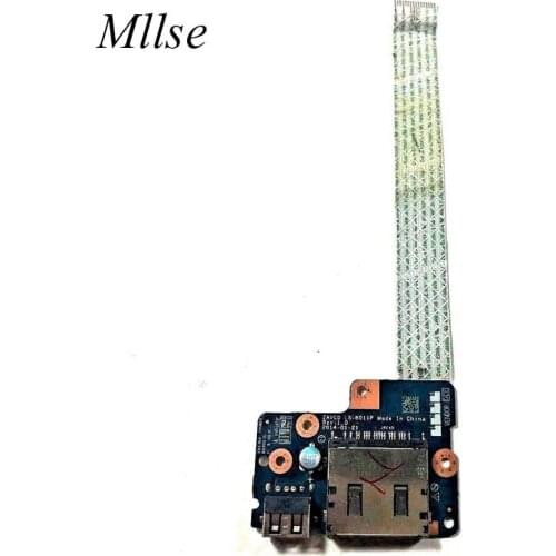 Free Shipping FOR Dell Inspiron 15-5545 5547 USB SD Card Reader Board P/N LS-B011P WORKS