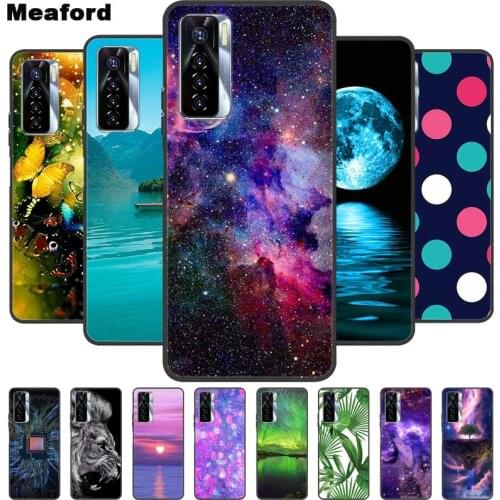 For Tecno Camon 17 Pro 17Pro 6.8" 2021 Case Soft Silicone Cool Cartoon Case For Tecno Camon17 Pro Back Cover TPU Phone Fundas