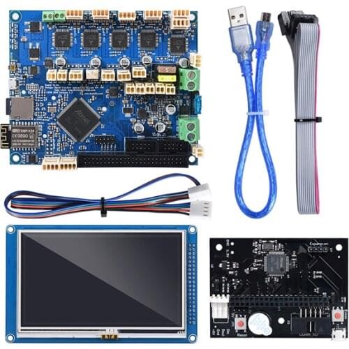 Duet2 Wifi V1.04 Cloned DuetWifi 32 Bit Board With 4.3" PanelDue Touch Screen Controller Expansion Board 3D Printer Parts