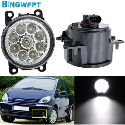 Headlights H11 LED 12V Daytime Running Light Fog Lamp Assembly Fog Light For Citroen DS3 DS4 DS5