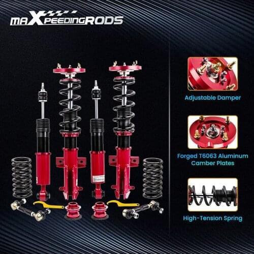Coilovers Suspension Kits for Ford Mustang 4th Sedan 24 Ways Adjustable Damper AMI 05-14 Adjustable Height