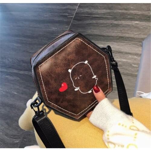 Women Girls Small Crossbody Bags 2019 New Vintage Handbag Retro Fashion Shoulder Bags PU Casual Messenger Bags