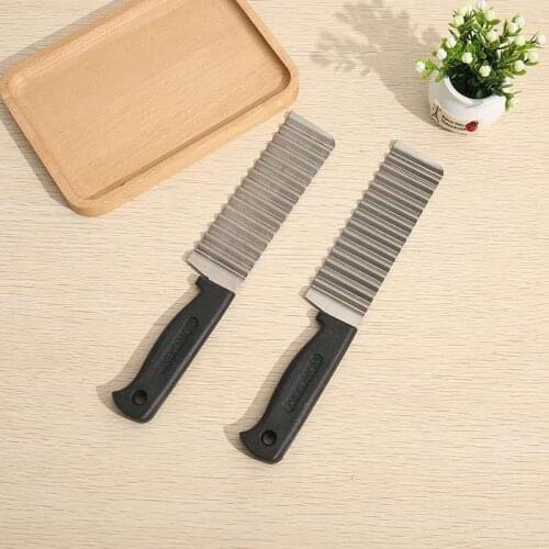 Stainless Steel Potato French Fry Cutter Wave Knife Fruit Vegetable Slicer Potato Spiral Cutter Chopper kichen accessories