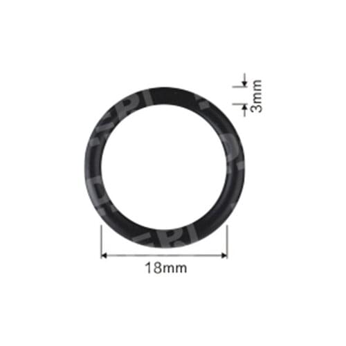 Fuel Injector Orings, 18x3mm, 500pcs, 2041, Injector Rubber O-rings, Repair Kits