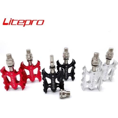 Litepro Quick Release Pedal For Brompton Pedal Aluminum Alloy Bearing Folding Bike MTB Road Bicycle Pedals