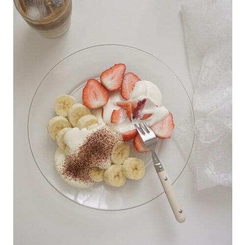 Plateau Tempered Plate Подставка Для Фруктов 디저트 트레이 Glass Web Celebrity Photo Assiette Props Тарелка Для Торта Snack Tray