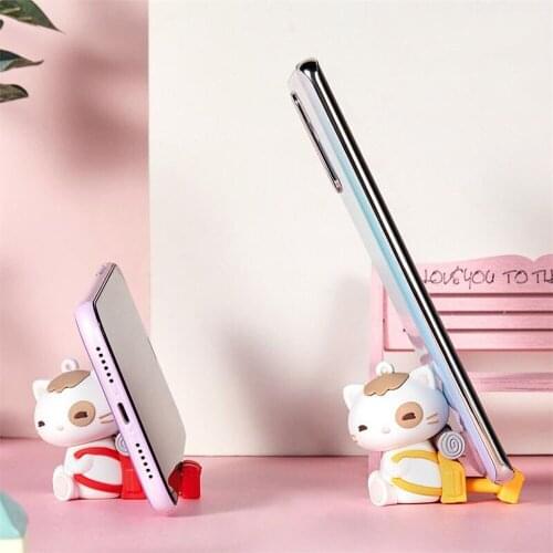 Lazy Smartphone Stands Cartoon Universal Table Cell Phone Support Holder Phone Desktop Stand For iPhone Samsung Mobile Mount