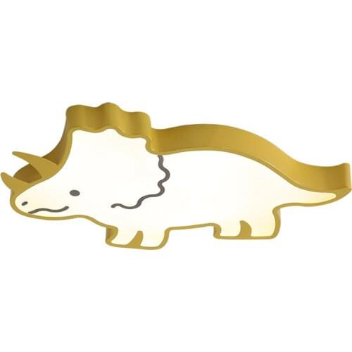 Modern Cartoon Dinosaur Ceiling Lights Childrens Bedroom Nordic Triangle Dragon Boy Study Room Ceiling Lamps Decor Lighting