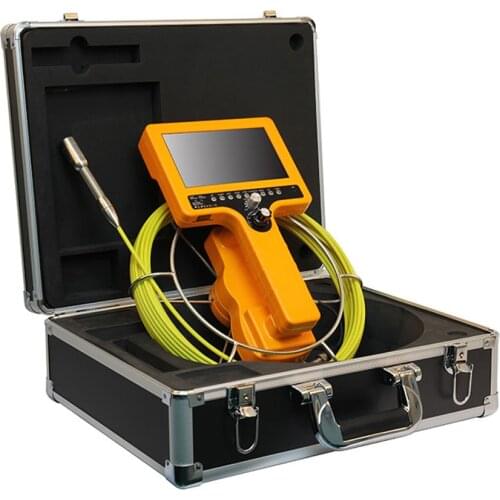 Roller Skid TV Clogged Drains Video Camera Support Video Recording advanced plumbing sewer pipe camera with 12 highlight LEDs