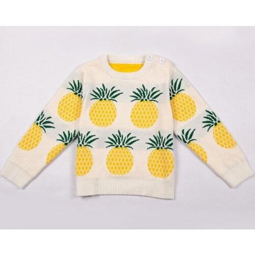 2021 Baby Girls Sweaters Autumn Children Infant Sweater Girls Child Outerwear Dress Cute Knitted Baby Girls Sweaters
