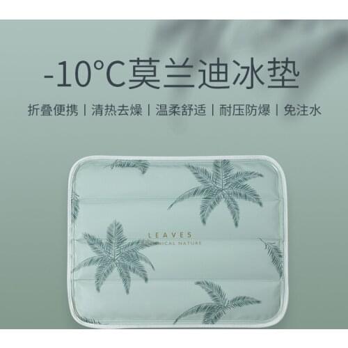 No Water Injection Breathable Ice Cushions Seat Cushions Summer Classroom Dormitory Cooling Student Water Bag Cold Water Cushion