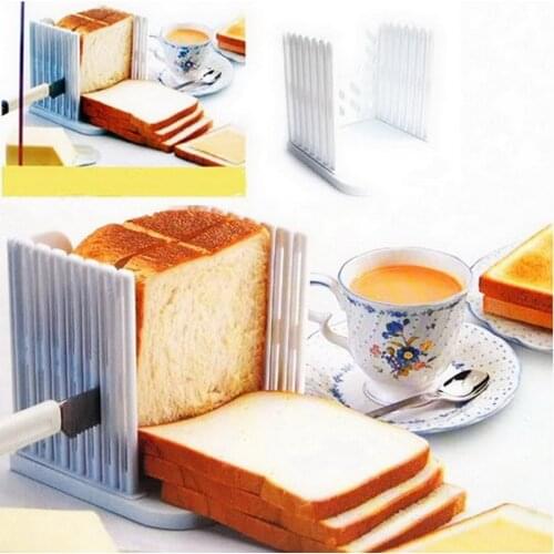 1pcs Professional Bread Loaf Toast Cutter Slicer Slicing Cutting Guide Mold Maker Kitchen Tool New Arrival