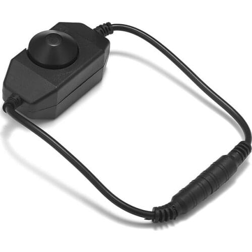 100pcs LED Dimmer Switch DC12V - 24V Brightness Adjustable Controller For 5050 2835 Single Color LED Strip Lights LED Lamp