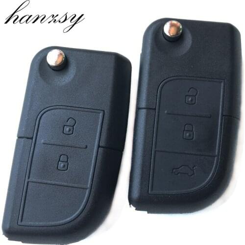 2/3 Buttons Remote key Case For Changan Alsvin V3 V5 CX20 CX30 Zhixiang eulove Replacement Car Flip Folding key Fob shell Cover