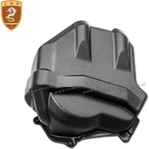 CSSCAR Motorcycle Accessories for 2018-2021 Ducati Panigale V4 Carbon Fiber Engine Cover 3k Twill Carbon Racing Car Parts 2-036