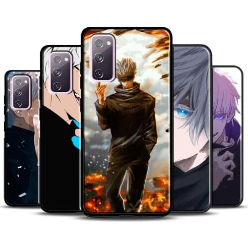 Jujutsu Kaisen Satoru Gojo Phone Case For Samsung Galaxy S20 FE S8 S9 S10 Plus Note 10 Plus Note 20 S21 Ultra Cover