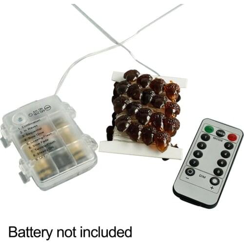 Hot New Mini Led String Lights Acorn Shape Battery Powered Lights For Bedroom Christmas Parties Wedding Centerpiece Decoration
