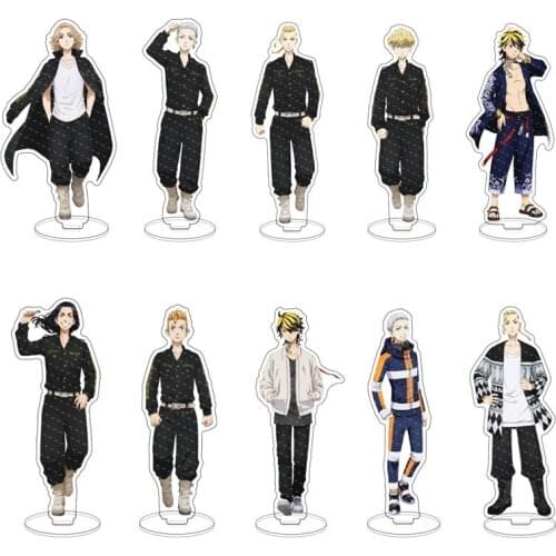 Hot Tokyo Revengers Anime Cosplay Acrylic Stands Manjiro Ken Takemichi Hinata Atsushi Model Plate Fans Gift Collection Props