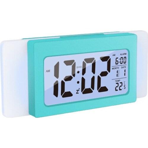 Intelligence Clever Clock Student Bedside Clock Number Display Alarm Clock Perpetual Calendar Noctilucent Alarm Clock
