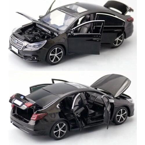 JACKIEKIM/Diecast Toy Model/1:32 Scale/Subaru Legacy Car/Sound & Light/Doors Openable/Educational Collection/Gift For Children