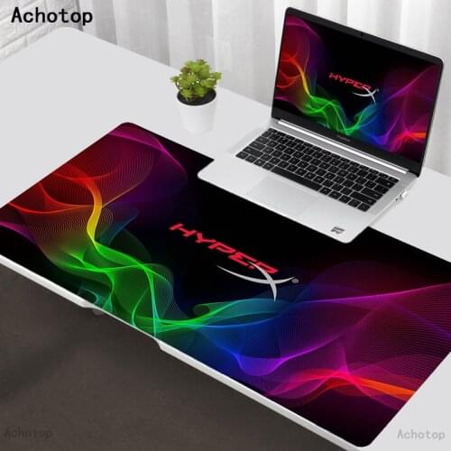 Mouse pad HyperX logo Large Natural Rubber tablet accessori gamers Waterproof Game Desk Mousepad Game Desk Mousepad Keyboard Mat