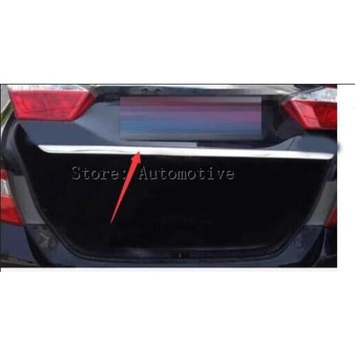For 2012 2013 2014 2015 for Toyota Camry High quality stainless steel Rear trunk lid cover Sill