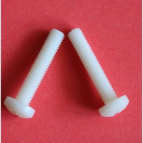 M2x4mm-16mm PA66 Environmental protection nylon screw insulated screw cross round head screw nylon bolt