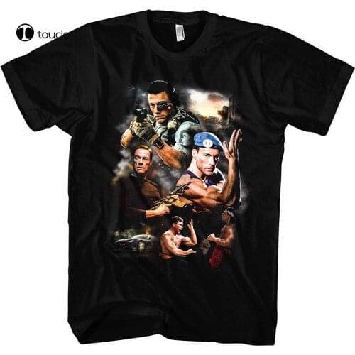 Jean Claude Van Damme MenS T-Shirt Vintage Jcvd Retro Cult Tee Shirt