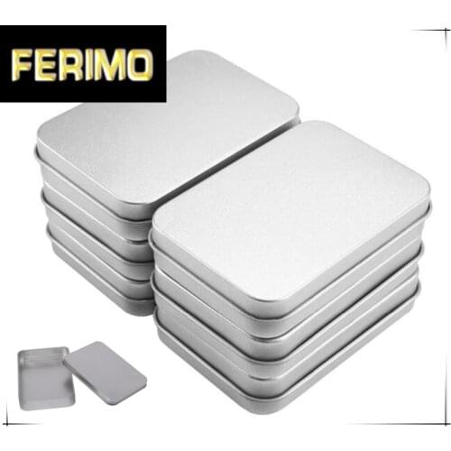 New Metal Tins Box Set Sealed Jar Jewelry Candy Box Storage Cans Coin Earrings Headphones Gift Box Case Containers