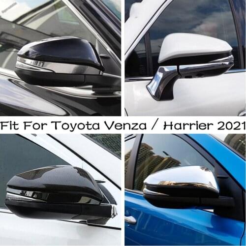 Outer Door Rearview Mirror Anti-rub Rubbing Protect Strip / View Wing Mirror Cover Trim Fit For Toyota Venza / Harrier 2021
