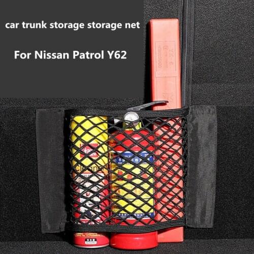 New car trunk storage storage net For Nissan Patrol Y62 car interior storage fixed net