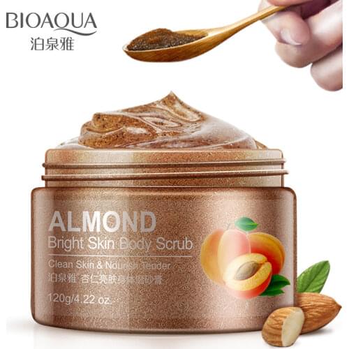 BIOAQUA almond skin facial scrub cleansing face cream Hydrating face Scrub Exfoliating Lotion Mud Exfoliating Gel Cosmetics