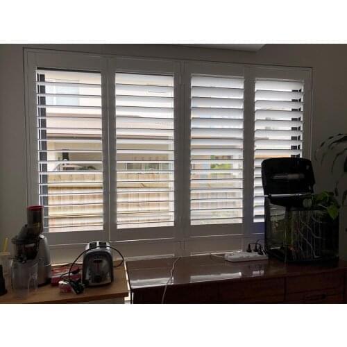 Wholesale Customized Interior Plantation Wooden Window Shutter