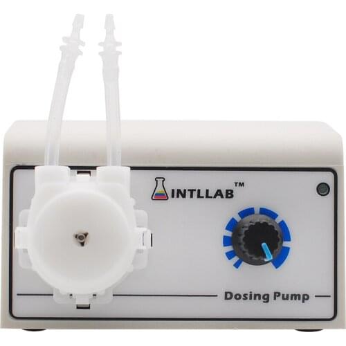 INTLLAB Peristaltic Liquid Pump Dosing Pump for Aquarium Lab Water Analytical