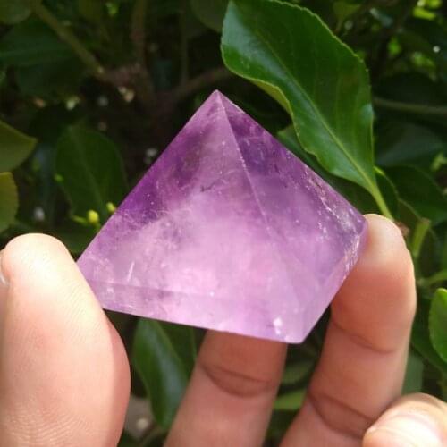 AMETHYST Pyramid - 35mm Purple Amethyst Quartz Pyramid