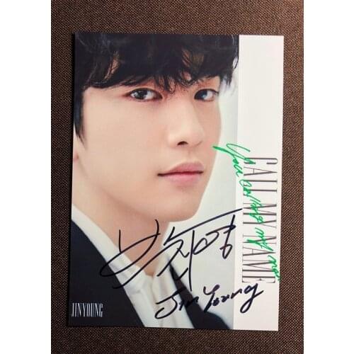 Signed GOT7 Park Jin Young Jr. Junior autographed photo Call My Name 5*7 1019O1