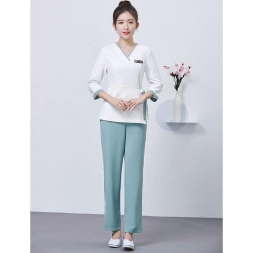 Beauticians Work Clothes Female Beauty Salon Clothing Hairdresser Manicurist Uniform