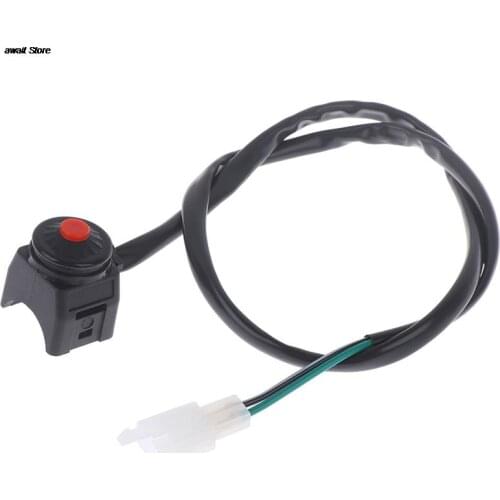 22mm Handlebar Ignition Switches Motorcycle Universal Push Button 12V ATV Off Road Motocross Dirt Bike Controller
