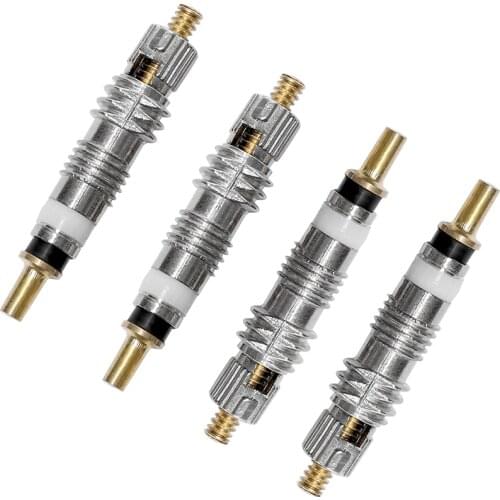 1/5/10 pcs Core Presta To Schrader French Air Pump Bicycle Bike Valve Silver Detachable Bicycle Spare Replacement