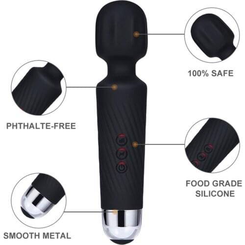 Sex Products For Women Sex Toys Multi-Speed Vibrators Powerful Waterproof G-Spot AV Wand Magic Wand Clit Massager Vibrators