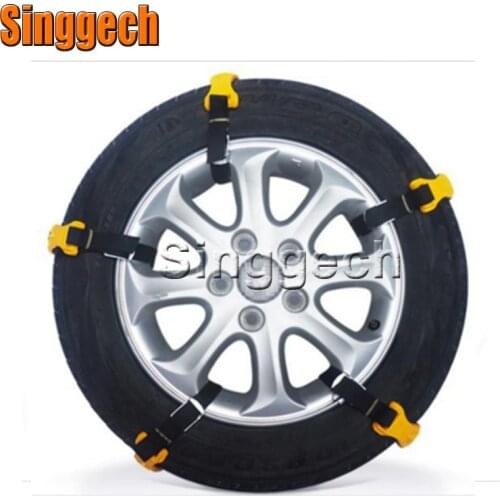 10X Car Wheel Snow Chains For Jeep Renegade Wrangler JK Grand Cherokee Compass For Jaguar XE XF XJ Accessories