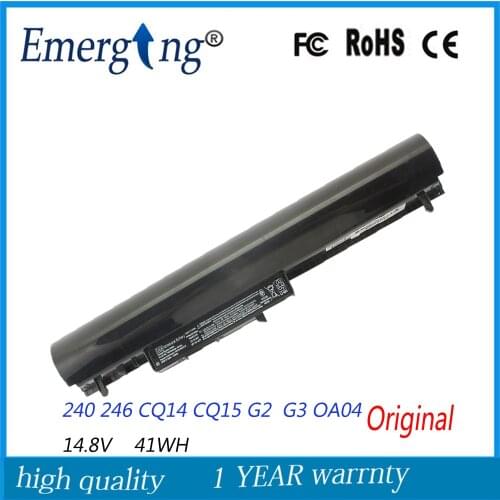 14.4V New Original Laptop Battery for HP OA04 240 246 G3 CQ14 CQ15 G2 G3 HSTNN-LB5S Pavilion 14 R020 R024 TU TPN-C116